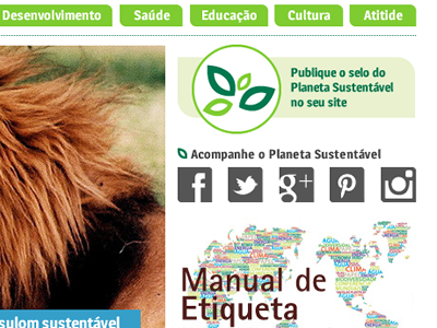 New layout | Home Planeta Sustentável planeta sustentável