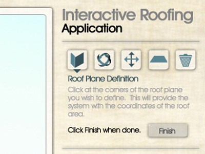 Roof Visualization Tool Box 3d flash roofing tool visualization