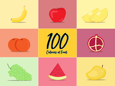 Fruits art artwork creative designer drawing dribbble food food app fruit illustration illustrator practice vector