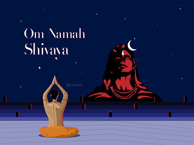 Om Namah Shivaya art artist designer devotion devotional drawing dribbble illustration illustrator lord practice prayer shiva vector worship
