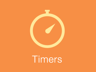 Timer icon, iPhone app