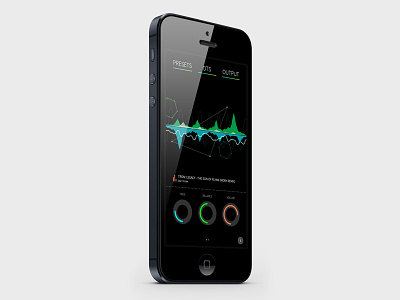sound waves app ios iphone music player sound wave ui visualizer