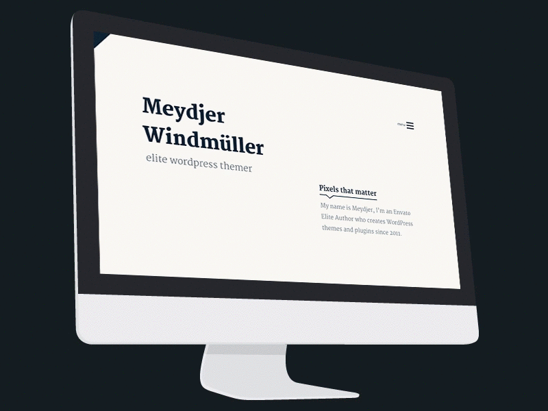 Axiom agency clean creative freelancer merriweather minimal minimalist portfolio theme typography web design wordpress