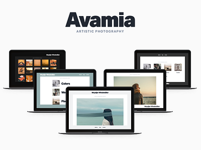 Avamia — Artistic Photography Theme