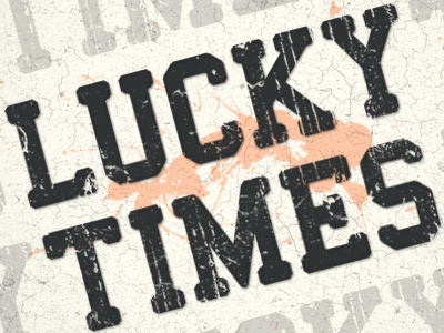 Lucky Times WordPress Theme grunge logo theme typography vintage wordpress