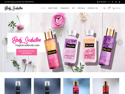 Body Seduction Website Design & Development