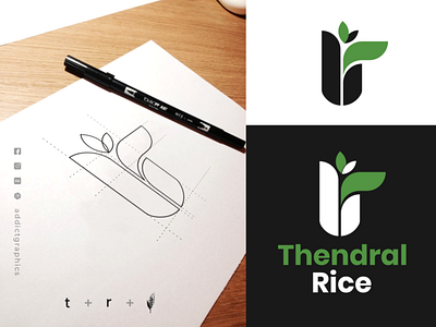 Logo Mark for Rice Shop & Distributer addictgraphics branding design graphic design illustration logo logoconcept vector
