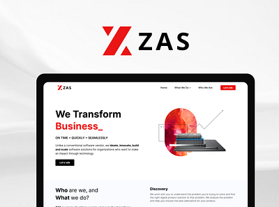 Zas Digital - Web Design addict graphics addictgraphics design landing page ui uiux ux webdesign website webui