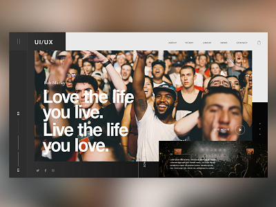 🎧Music Festivals｜Web Site Design