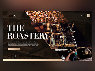 ☕️THE ROASTERY ｜Daily Ui Design