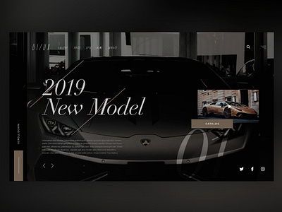 🏎2019 new model Landingpage ｜Daily Ui Design car cars carswithoutlimits creative design details graphic graphicdesign interface lamborghini landingpage photoshop ui uitrends userexperience ux web webdesign