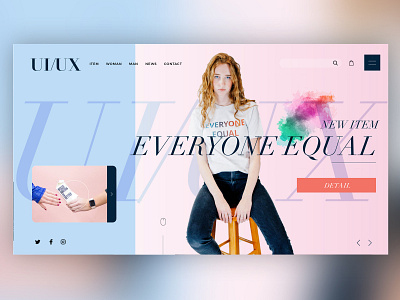 👗Store ｜Daily Ui Design clothing creative design details fashion graphic graphicdesign interface landingpage photoshop store tshirt ui uitrends userexperience ux web webdesign