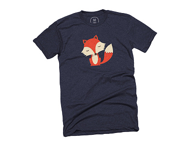 Friendly Fox Tee on Cotton Bureau cotton bureau cute design fox illustration orange shirt tee