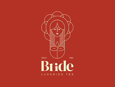 Bride Tea branding branding and identity logo logo concept logo design logo design concept logos minimalism minimalist minimalist logo