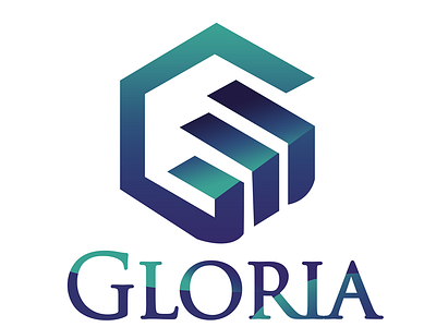 Gloria company logo for real estate logo logo 3d logo design logo design branding real estate