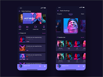 Music 1 ae app design sketch ui ux