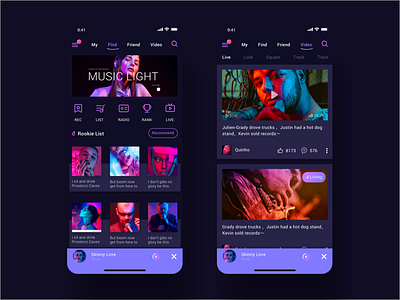 Music 3 app design music music app sketch ui ux