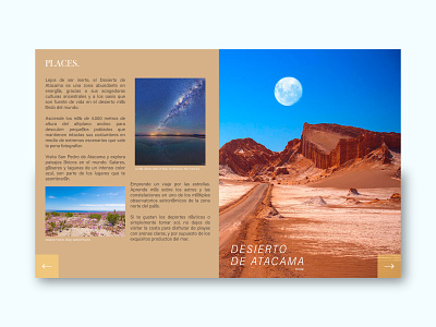 The Atacama Desert atacama desert interface design space ui web website