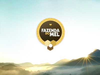 Logo Fazenda do Mel logo branding pousada hotel ui gustavo girard design