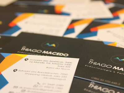 Business Card - Dr. Thiago Macedo business card design graphic design print