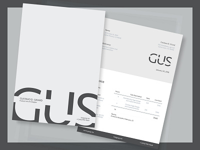 GUS Invoice Design