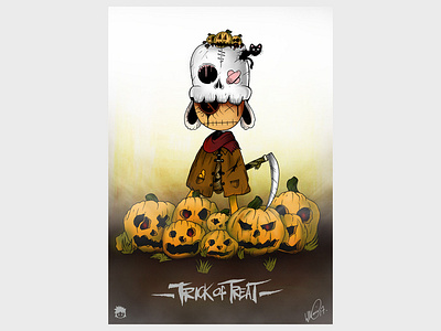 Trick Or Treat design digital drawing illustration ink art photoshop