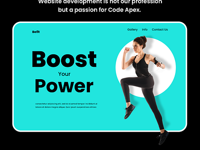 Website for Gym branding illustrator photoshop vector webdesign website