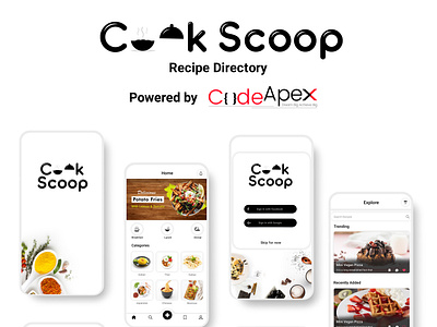 Cook Scoop - Recipe App Design