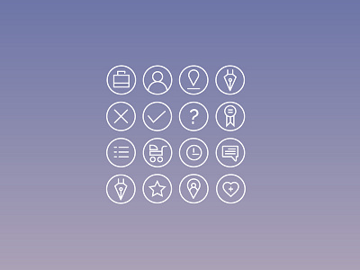 Nannifinder Icon Set Joao Ferreira Freelance Designer app icons ui ux designer