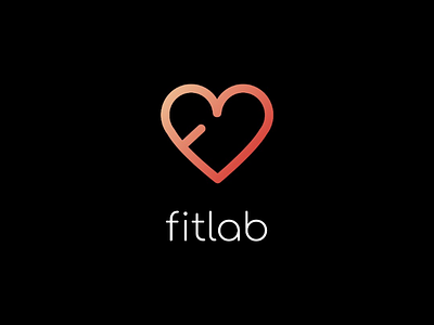 fitlab logo design brand branding fitness fitness app logo logo design
