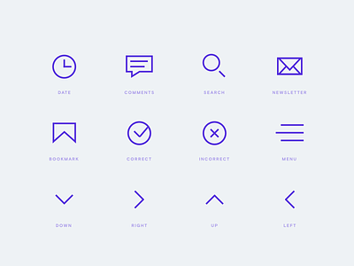 Opera Blogs Redesign: UI Elements blog digital design icons opera ui web design