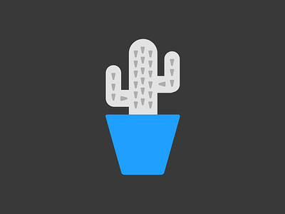 Cactus browser colors flat illustration mobile opera products