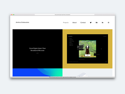 Portfolio Redesign design digital minimal personal portfolio projects web design website