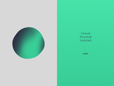 Yupo — Virtual Personal Assistant. Promo assistant branding desktop gradient mobile product service virtual