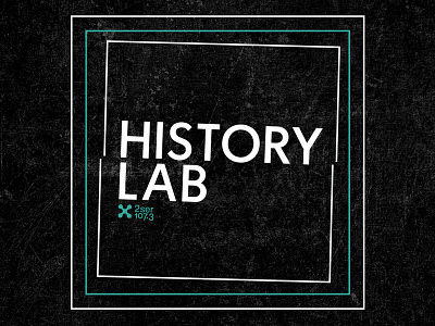 History Lab branding design illustration logo podcast art typography