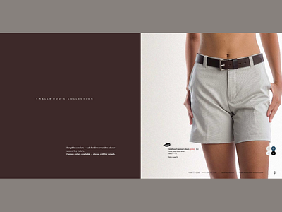 Clothing Catalog art direction print design