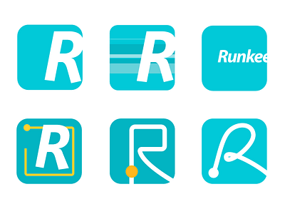 Runkeeper Logo Concepts design logo