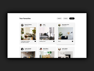 Favourites _ DailyUI _ 44
