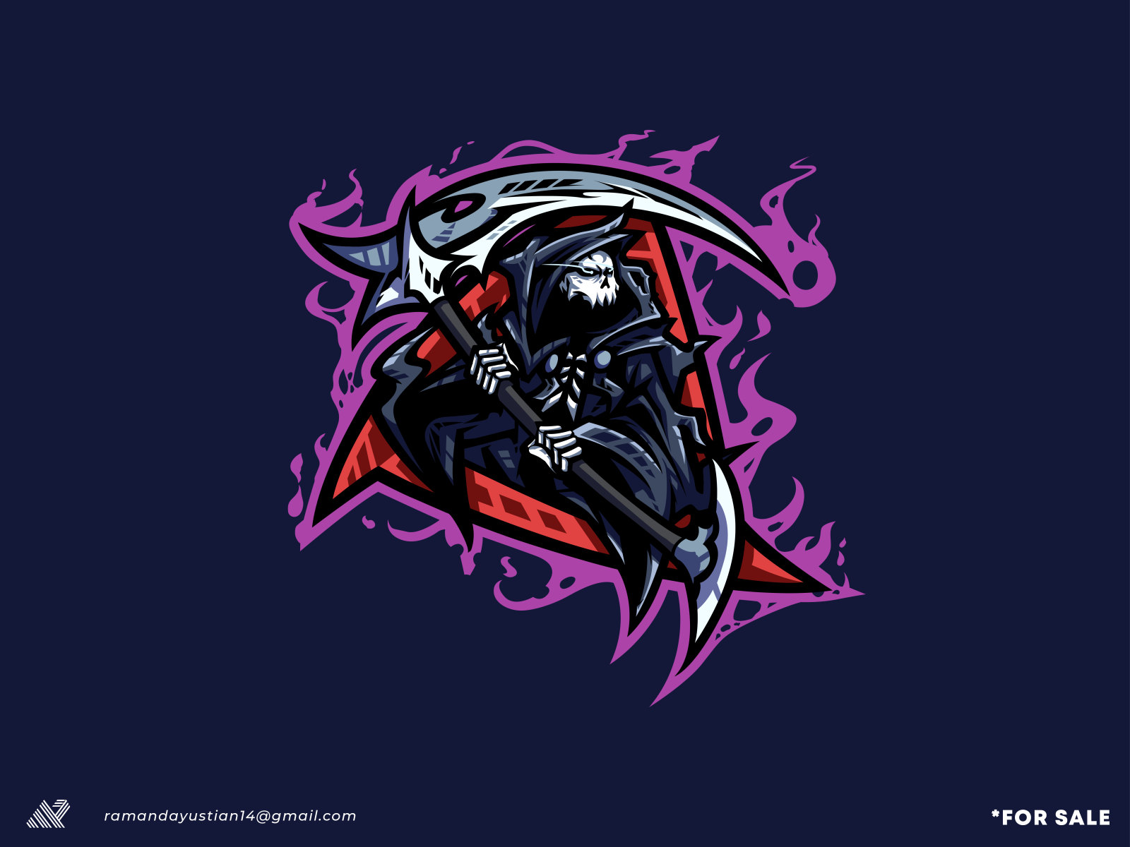 Top more than 69 grim reaper logo best - ceg.edu.vn