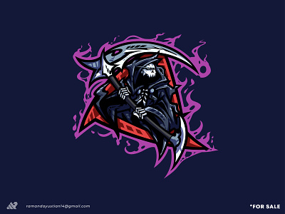 Logo Grim Reaper/ Illustration/ Mascot * For Sale