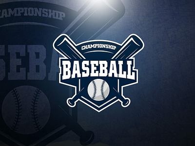 BASEBALL CHAMPIONSHIP badge baseball brand identity branding championship emblem esports graphic design illustration logo logo mark mascot vector