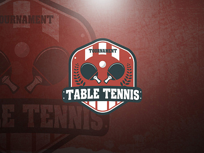 TABLE TENNIS CHAMPIONSHIP badge championship emblem logo sport sports table tennis tournament