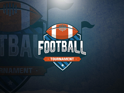 FOOTBAL TOURNAMENT badge badge logo brand championship football graphic designer illustration logo tournament vector