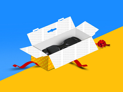 Swagtron Gift art behance branding creative design dribbble gift hoverboard swagtron swamirahulart