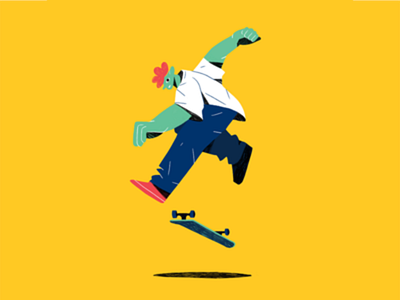 Skateboarder bold colors character art character design character illustration colorful dude friday illustration kylebrushes photoshop polarfux skateboard skateboarder vienna weekend