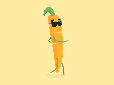 Carrot carrot character character illustration characterdesign cool healthy illustration polarfux sun glasses vector vector illustration vegetable vienna