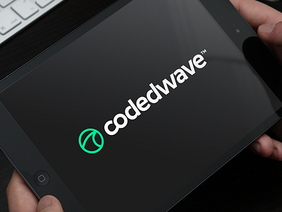 Codedwave Logo logo surf logo wave