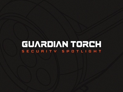 Guardian Torch branding design flat logo tech