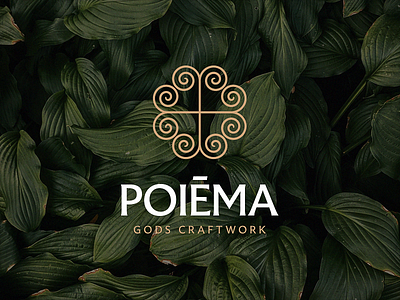 Poiēma, Essential Oil Logo branding design essential oils logo natural vector