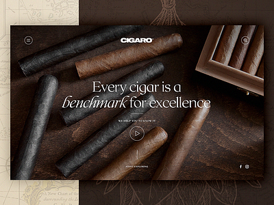 CIGARO Landing Screen